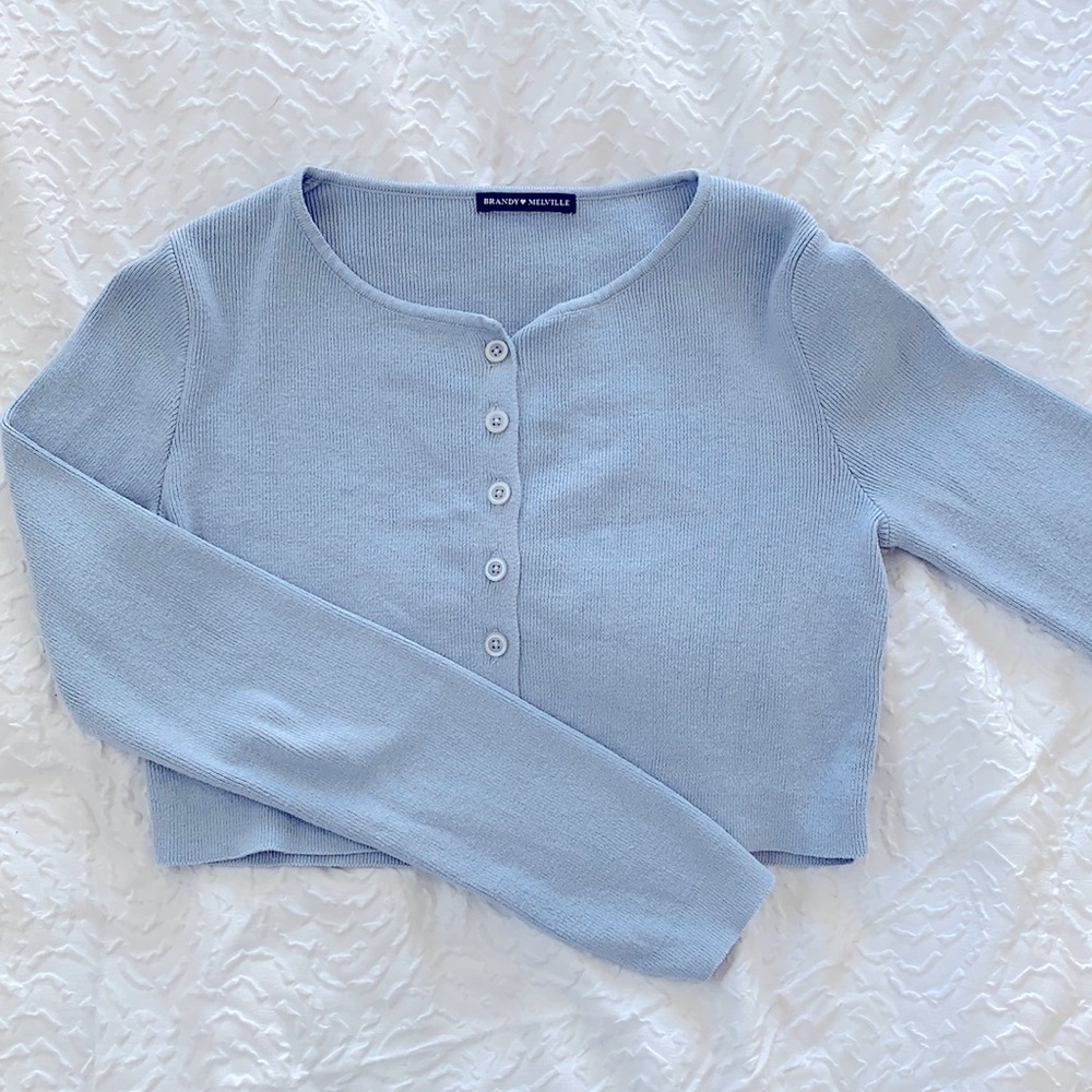 Brandy Melville Button Sweater
